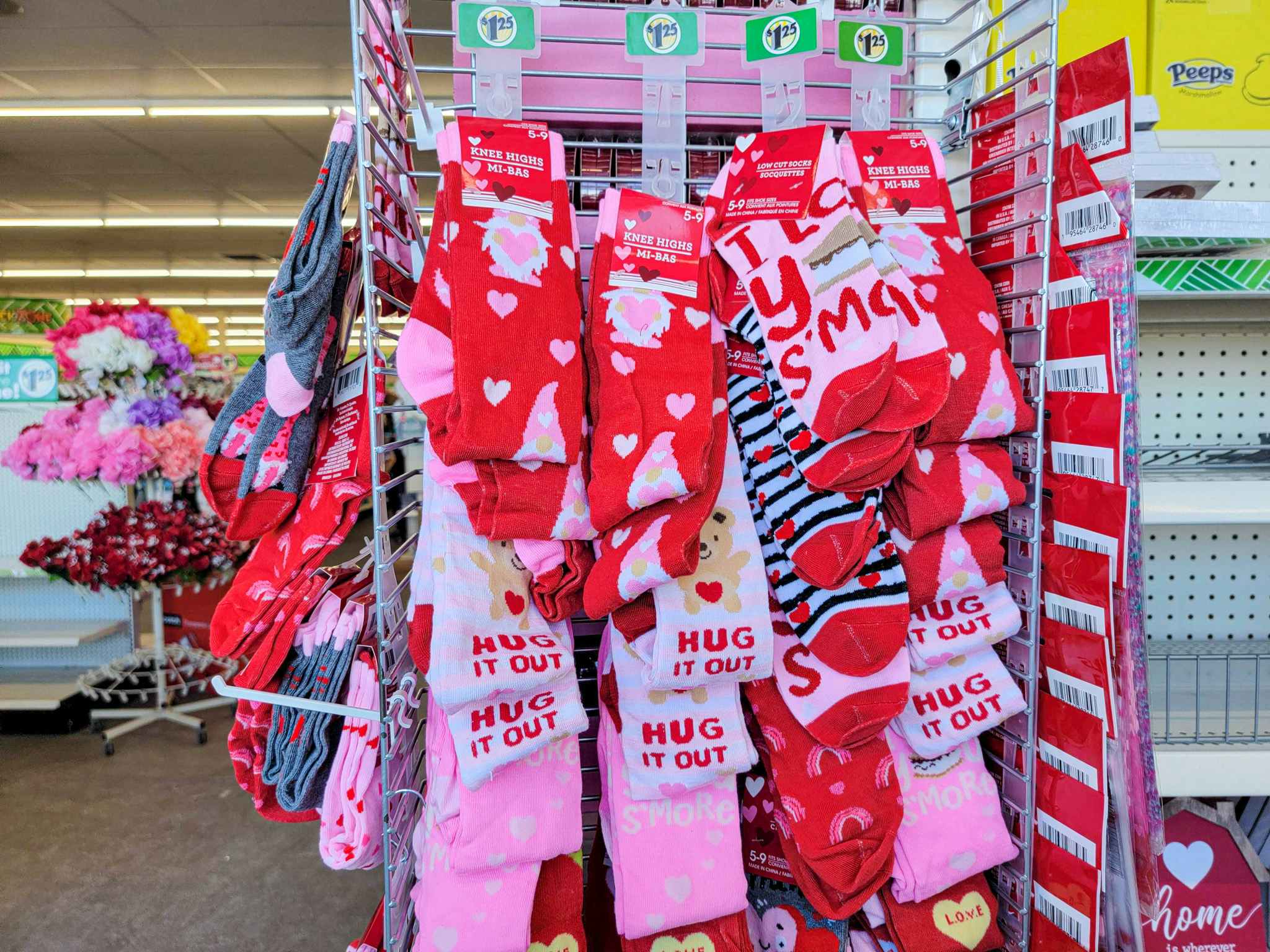 valentine's day socks