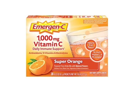 2 Emergen-C Vitamin C Powder 30-Count