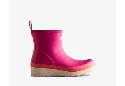 Hunter's Short Pink Rain Boots