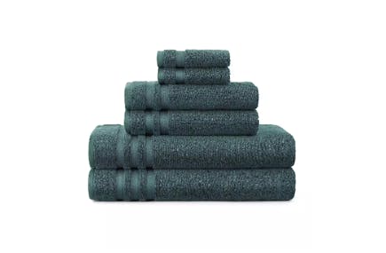 6-Piece Egyptian Bath Towel Set