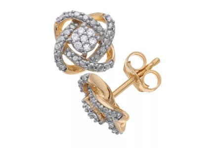 1/10 Carat Diamond Fashion Earrings