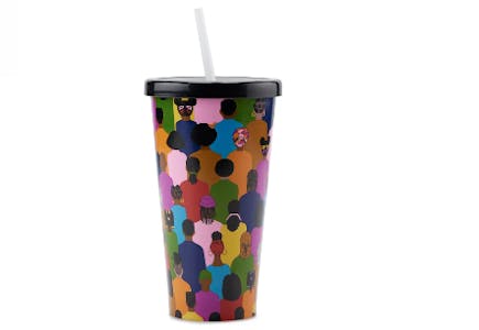Black History Month Cup with Straw