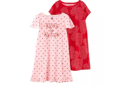 Carter's 2-Pack Night Gown Set