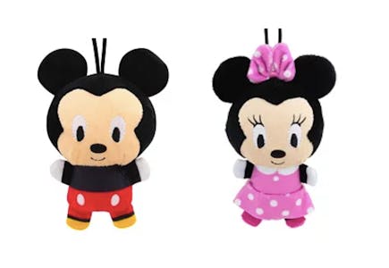 Disney's Plush Minnie or Mickey Mouse Christmas Ornament