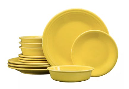 2 Fiesta 12-Piece Dinnerware Sets