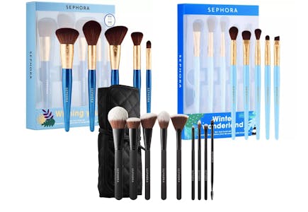 Three Makeup Brush Sets