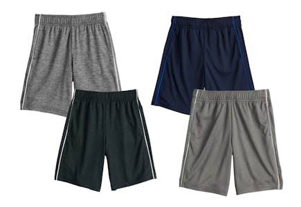 Piped Active Shorts