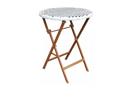 Folding French Bistro Table