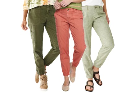 3 Utility Joggers with Pickup
