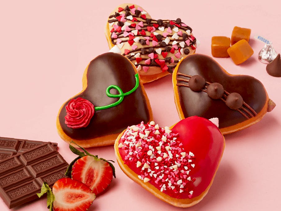 HeartShaped Krispy Kreme Valentine Donuts Have Returned The Krazy