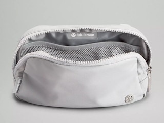 open gray lululemon everywhere belt bag