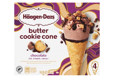 2 Boxes Haagen-Dazs Butter Cookie Cones