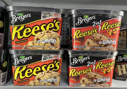2 Breyer's Reese's Ice Creams