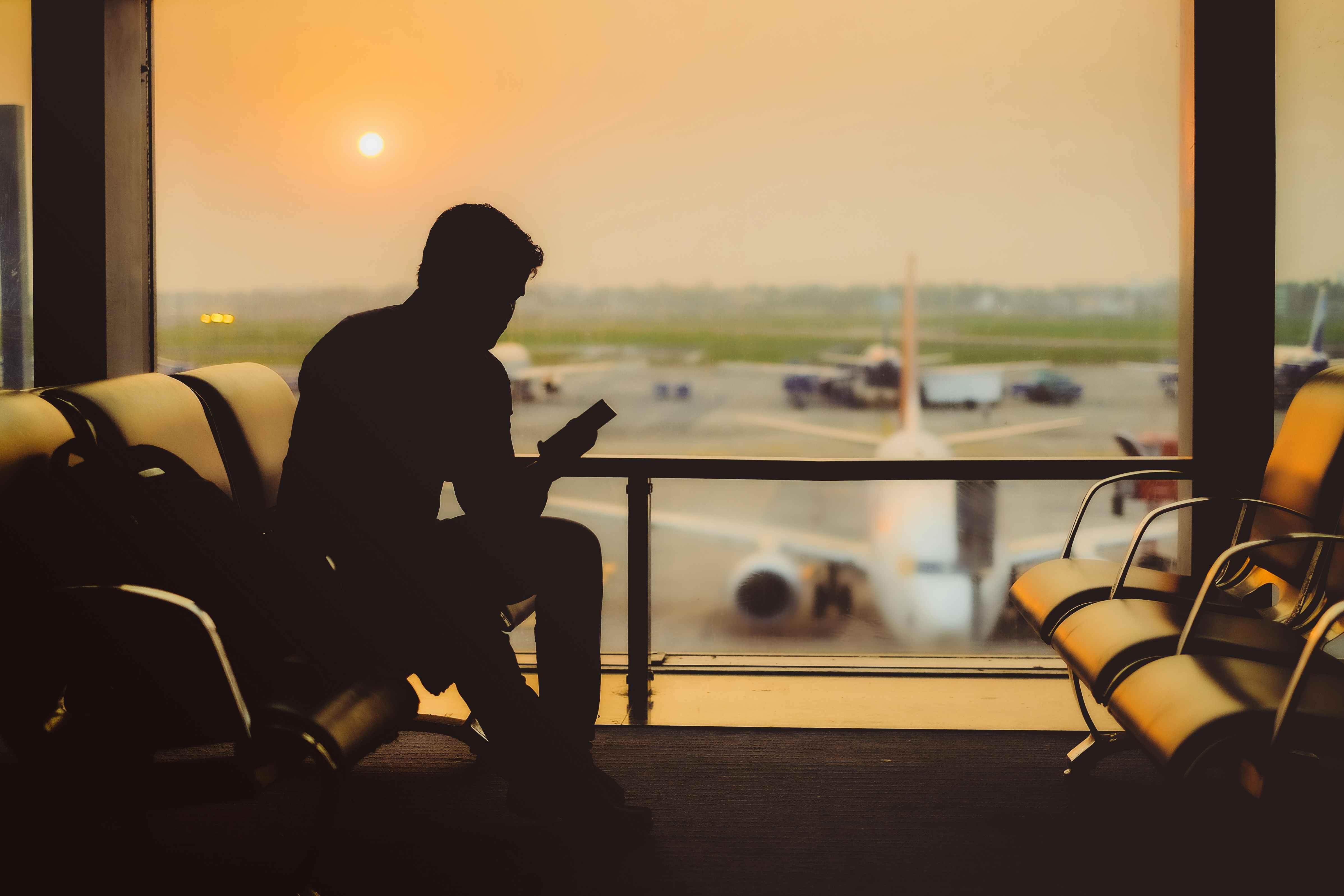 Waiting at the airport