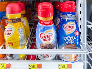 coffee mate pop tarts creamer in walmart cooler with price