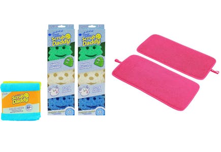 Scrub Daddy Sponges Bundle with Drying Mats