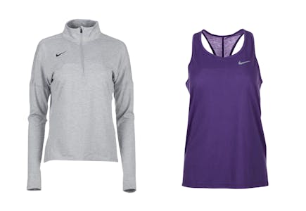 Nike Women's Yoga Tank & Half-Zip Top