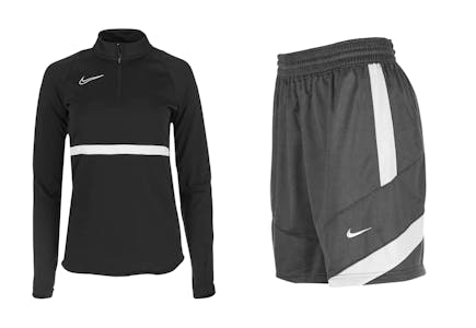 Nike Women's Practice Shorts & Drill Top
