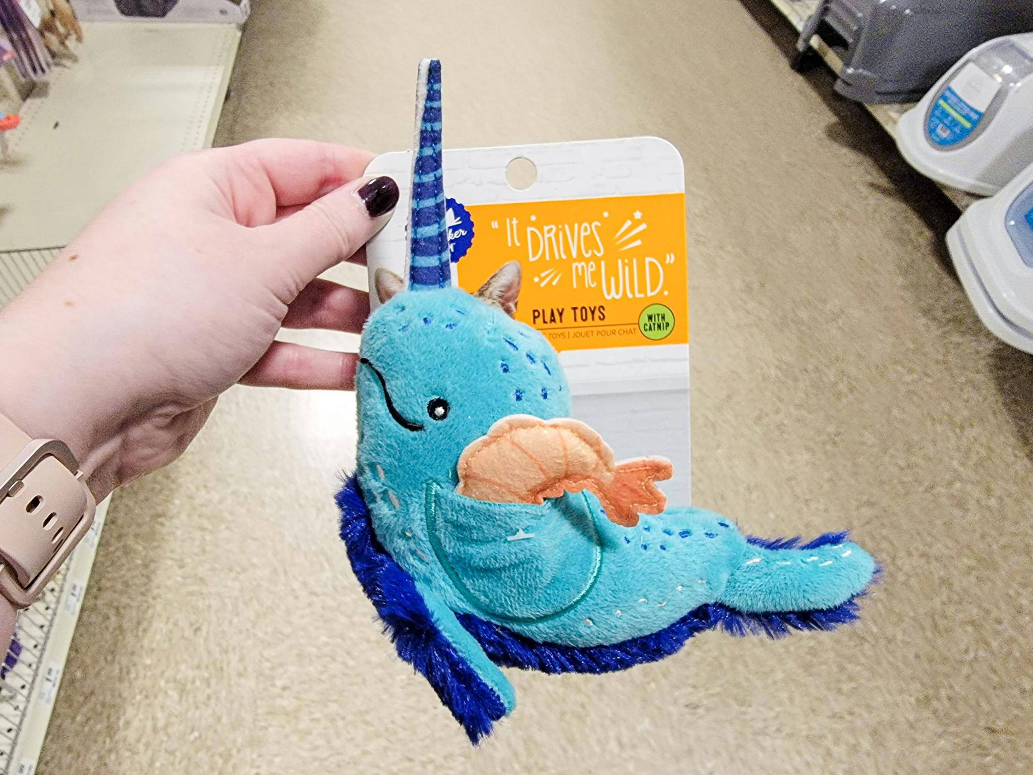 Narwhal Cat Toy, Only $2.99 at PetSmart (Reg. $7.99)