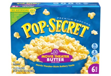 Pop Secret Popcorn 6-Packs