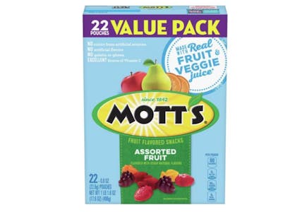 2 Mott's Fruit Snacks
