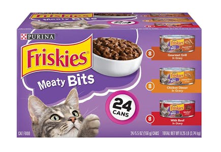 Purina Friskies Gravy Wet Cat Food Variety Pack