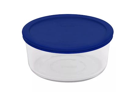 7-Cup Glass Round Storage Container