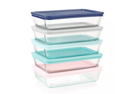 10-Piece Glass Meal Prep Set