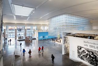 Inside the queens museum