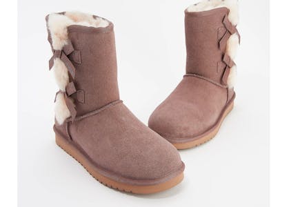 Koolaburra by Ugg Suede Ribbon Boots