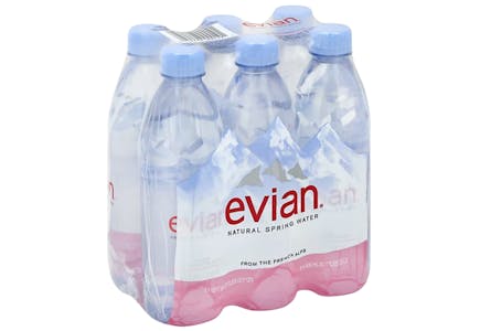 5 Evian Water Packs