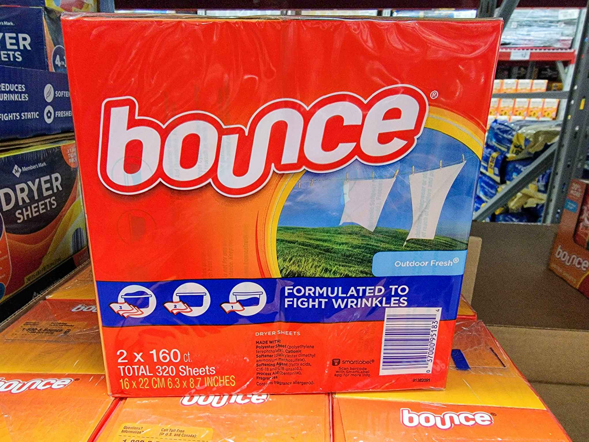 bounce dryer sheets