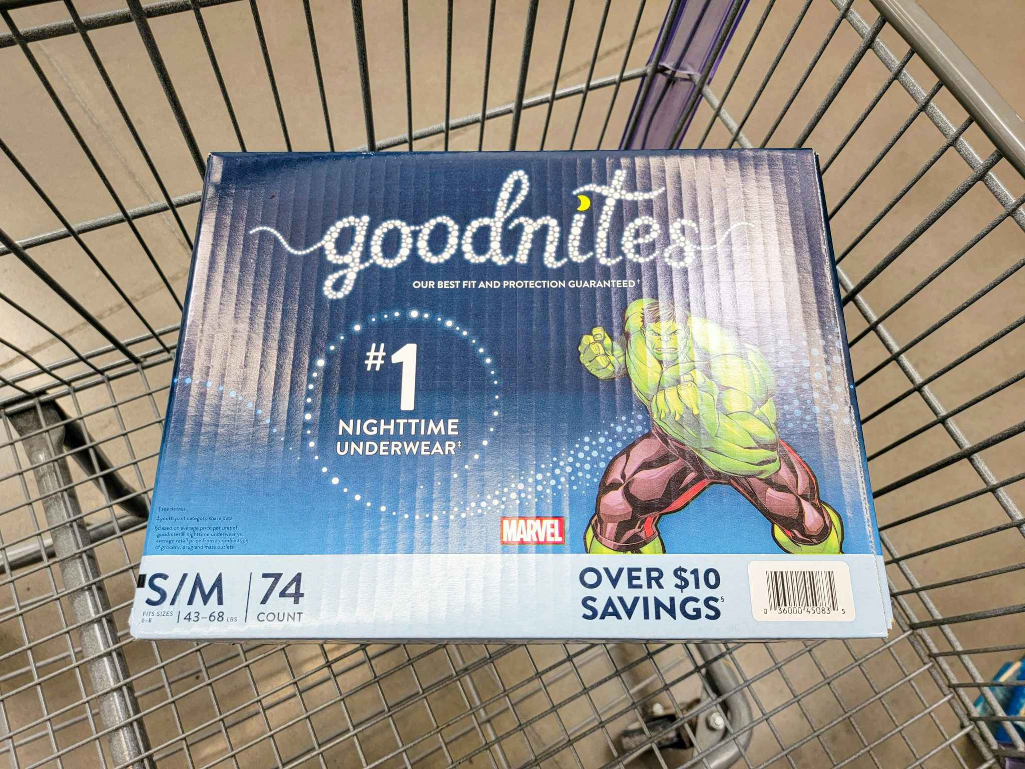 goodnites bed time underwear