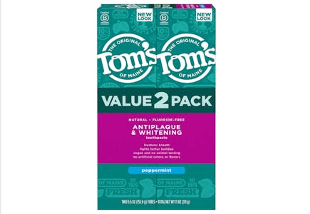 Tom's of Maine Toothpaste 2-Pack