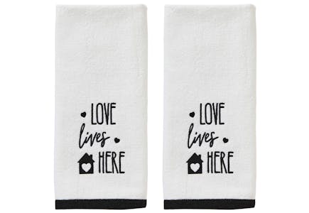 "Love Lives Here" Towels
