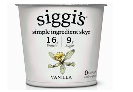 4 Siggi's Yogurt Cups