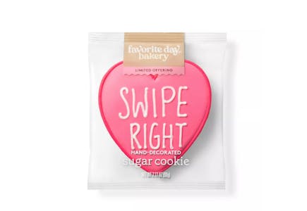 "Swipe Right" Decorated Cookie