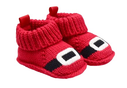 Carter's Cable Knit Santa Slippers