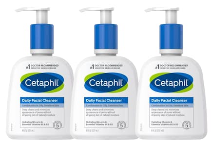 3 Cetaphil Facial Cleansers