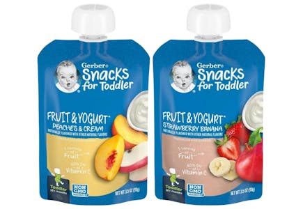 5 Gerber Food Pouches