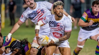 rugby players during a match