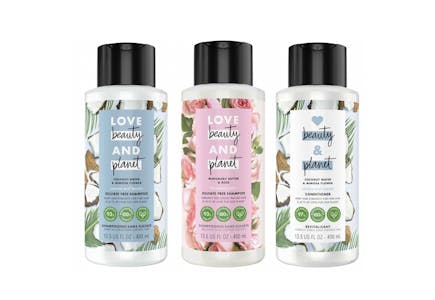 3 Love Beauty and Planet Hair Products
