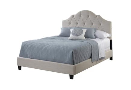 King Gray Annais Upholstered Bed