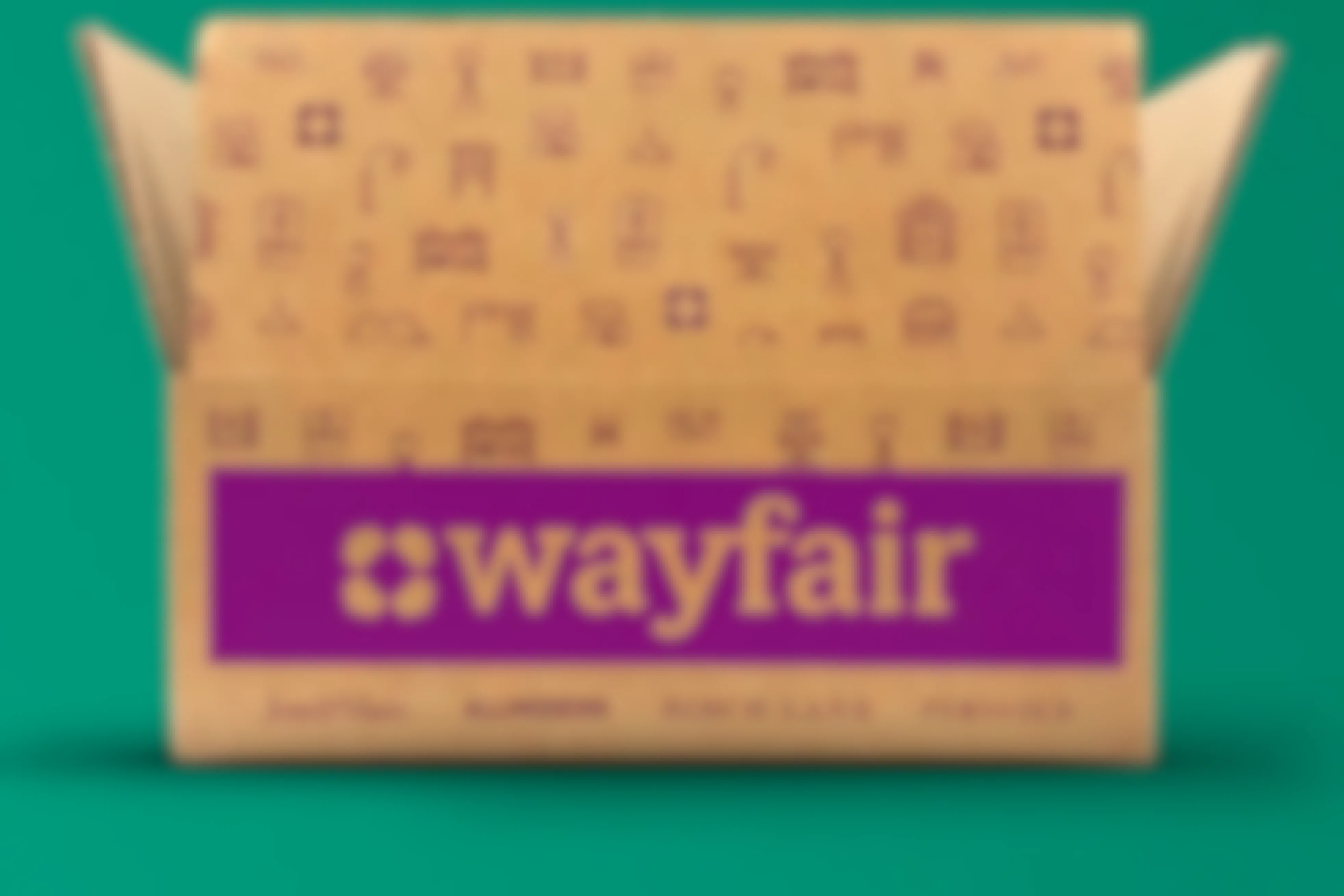 box with wayfair logo