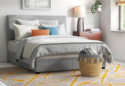  Upholstered Storage Bed - Queen Size