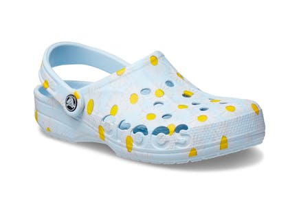 Crocs Blue with Yellow Dots