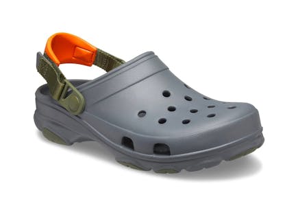 Crocs Gray & Orange Clog
