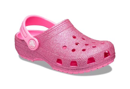 Crocs Pink Sparkle Clog