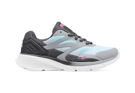 Fila Women's Blue & Pink Tennis Shoes