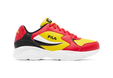Fila Men's Red & Yellow Sneakers